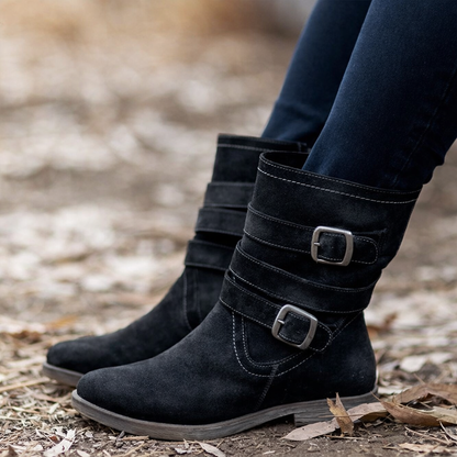 Ortho Welt Damen Orthopädische Stiefel – Schnalle & Komfort