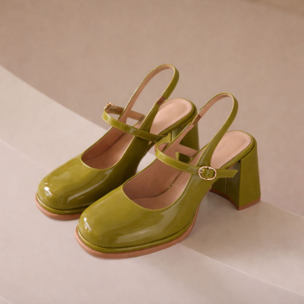 Joanna | Retro-Mary-Jane-Schuhe für Damen mit Blockabsatz und orthopädischem Komfort