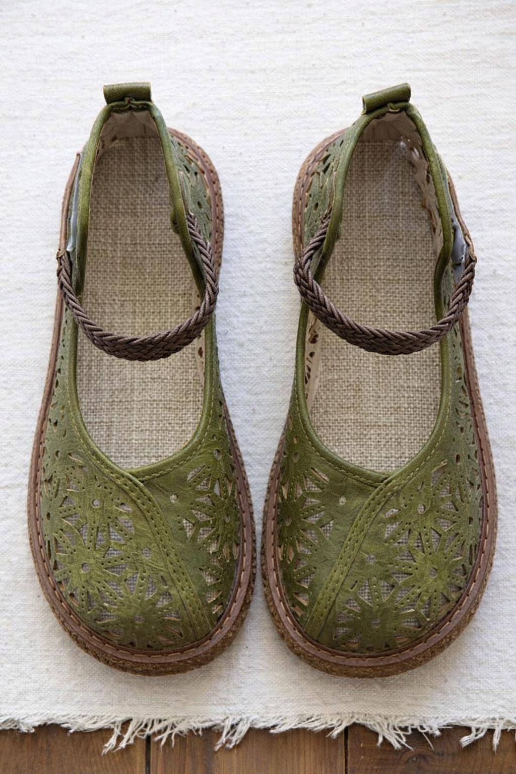 Bianca | Leder-Ballerinas mit Cut-outs – Atmungsaktive und bequeme Slipper