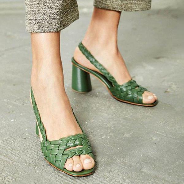 Juliet | Orthopädische Damen-Sandalen mit Slingback-Absatz und Blockabsatz