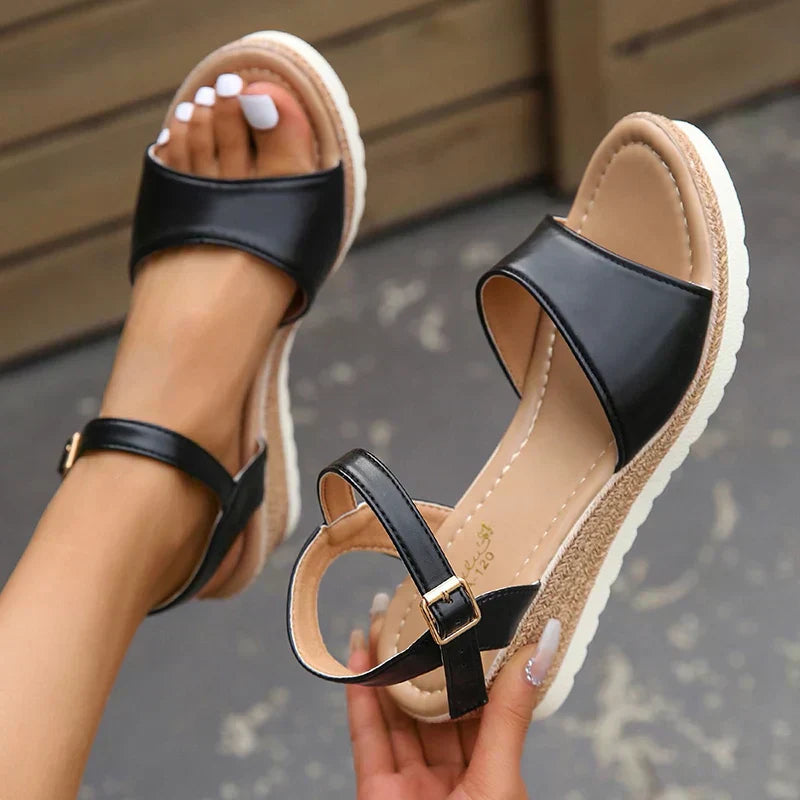 Ortho Welt Damen Orthopedic Wedge Sandals – Open Toe