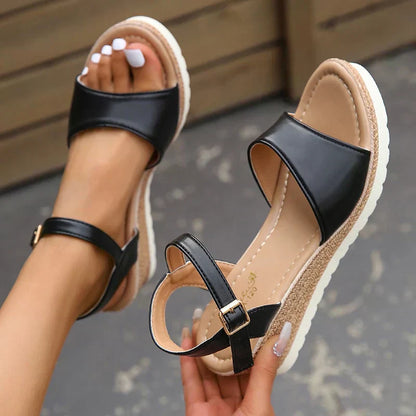 Ortho Welt Damen Orthopedic Wedge Sandals – Open Toe