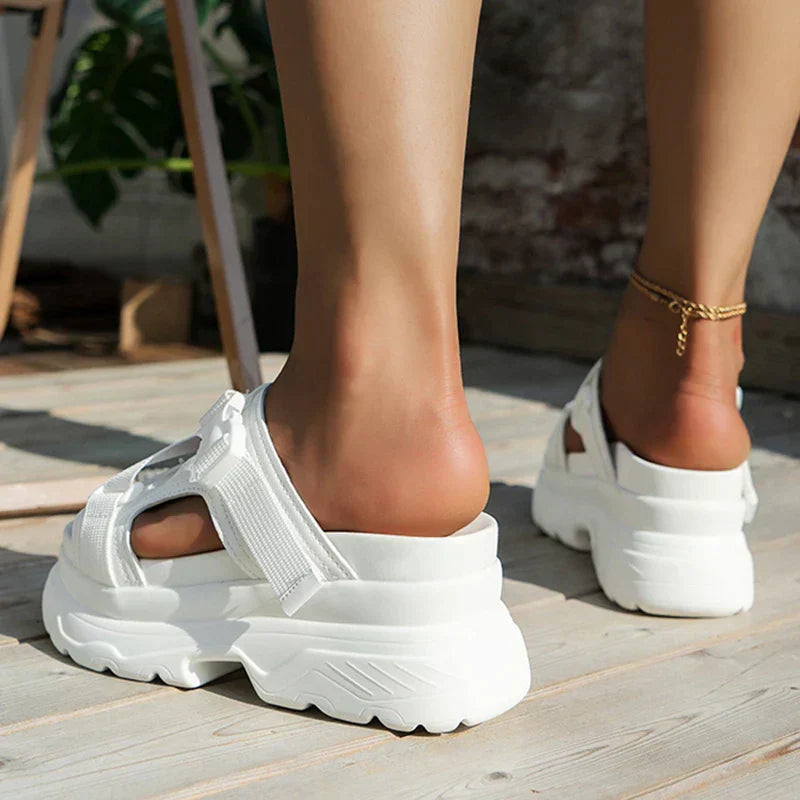 Ortho Welt Damen Sandalen - Orthopädisch, Dicke Sohle