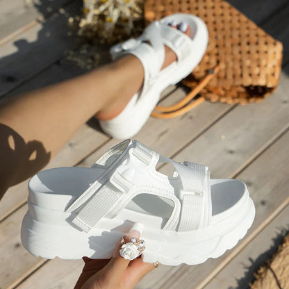 Ortho Welt Damen Sandalen - Orthopädisch, Dicke Sohle