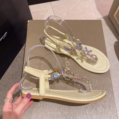 Ortho Welt Damen Boho Sandalen - Orthopädisch & Perlen