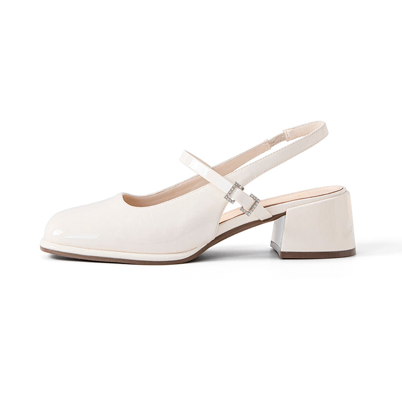 Ortho Welt Damen Orthopedic Slingbacks - Blockabsatz Komfort