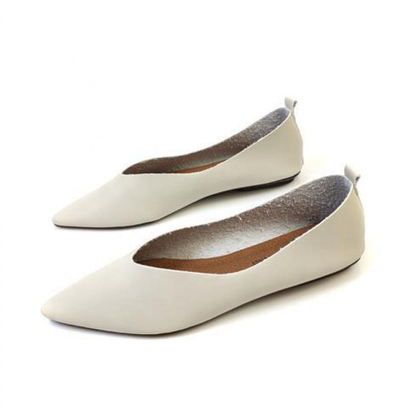 Ortho Welt Damen-Ballerinas - Orthopedic & Spitzer Zehenpartie