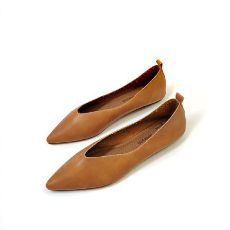 Ortho Welt Damen-Ballerinas - Orthopedic & Spitzer Zehenpartie