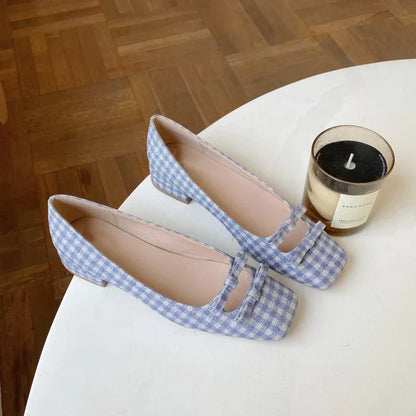 Ortho Welt Damen Ballerinas - Orthopedic & Eckige Zehen