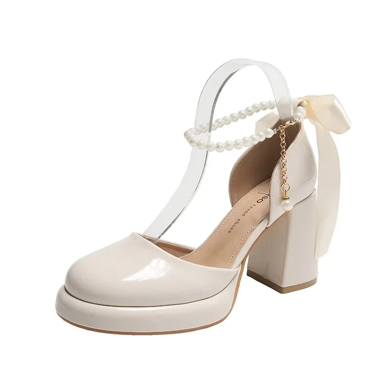 Ortho Welt Laura Heels - Orthopedic Blockabsatz mit Schleife