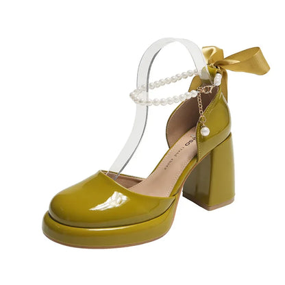 Ortho Welt Laura Heels - Orthopedic Blockabsatz mit Schleife