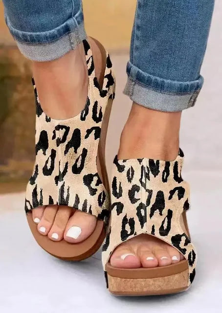 Ortho Welt Damen Keilsandalen - Orthopedic Komfort Offene Zehe