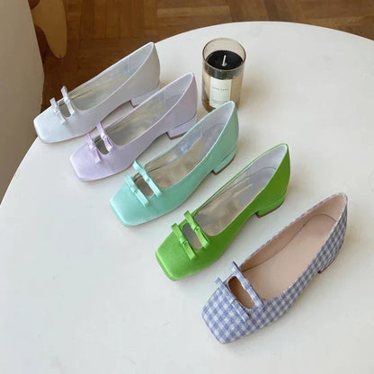 Ortho Welt Damen Ballerinas - Orthopedic & Eckige Zehen