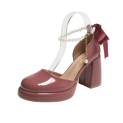 Ortho Welt Laura Heels - Orthopedic Blockabsatz mit Schleife