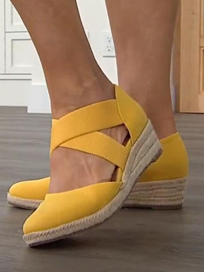 Ortho Welt Orthopedic Espadrilles - Cross Strap Comfort