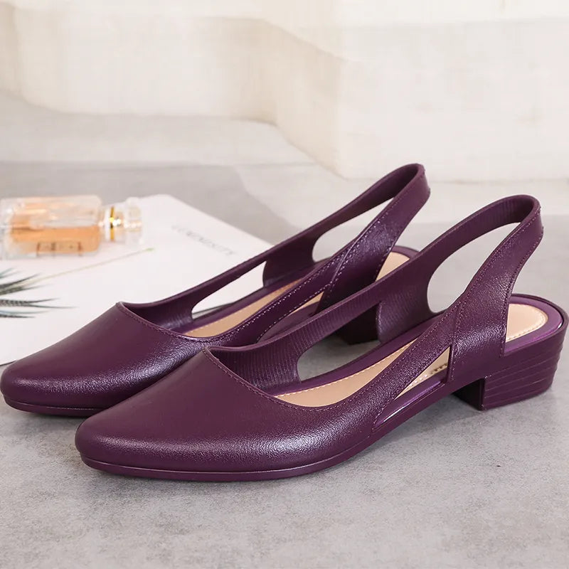 Callie | Slingback-Pumps mit niedrigem Absatz – Eleganter Komfort für jeden Tag