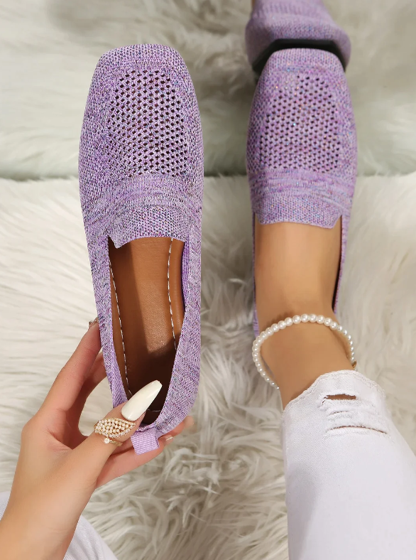 Ortho Welt Damen-Slipper - Orthopedic Strickkomfort