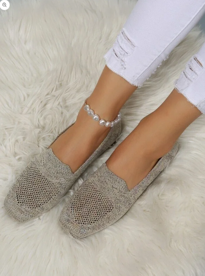 Ortho Welt Damen-Slipper - Orthopedic Strick Komfort