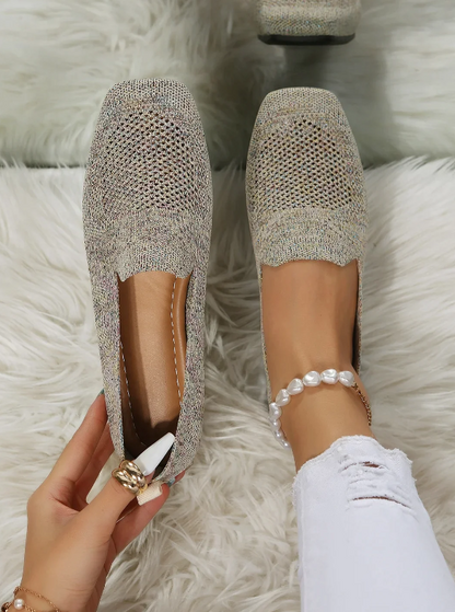 Ortho Welt Damen-Slipper - Orthopedic Strickkomfort