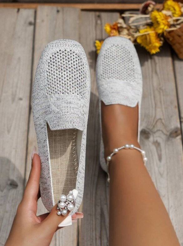 Ortho Welt Damen-Slipper - Orthopedic Strickkomfort
