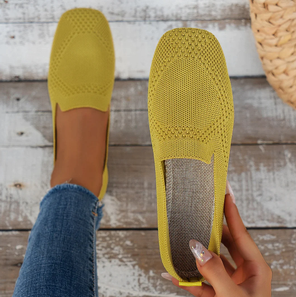 Ortho Welt Damen-Slipper - Orthopedic Strickkomfort