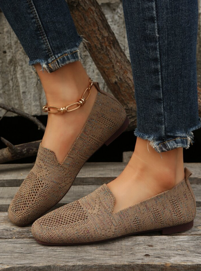 Ortho Welt Damen-Slipper - Orthopedic Strick Komfort