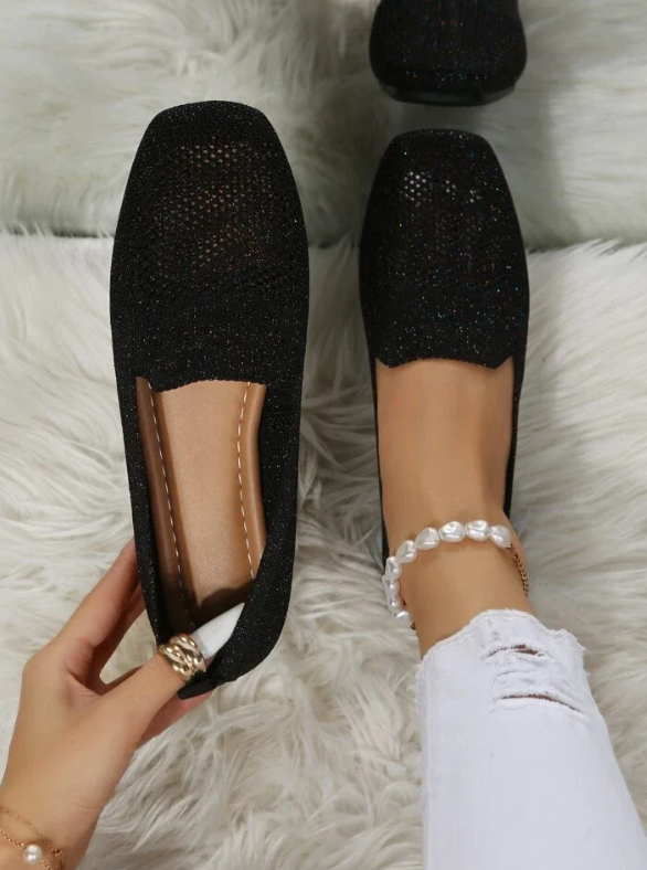 Ortho Welt Damen-Slipper - Orthopedic Strickkomfort