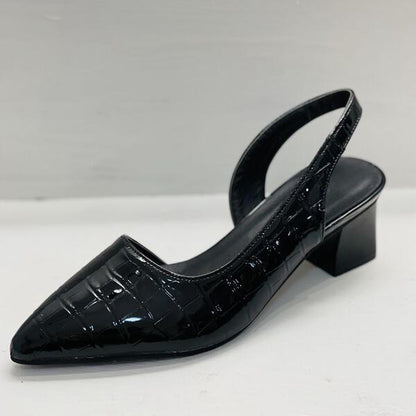 Ortho Welt Slingback Pumps - Orthopedic Block Heel
