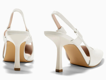 Ortho Welt Slingback Sandals - Pointed Toe, Orthopedic Heel