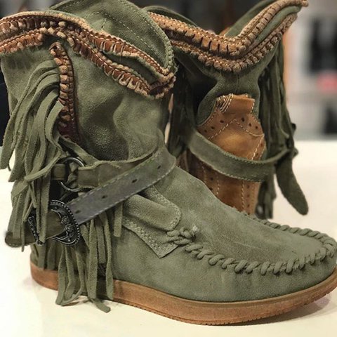 Ortho Welt Tassel Ankle Boots - Orthopedic Leather Comfort