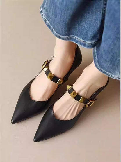 Ortho Welt Pumps – Orthopedic Spitzer Riemen Komfort
