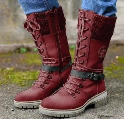 Ortho Welt Orthopedic Winter Boots - Knit Cuff & Laces