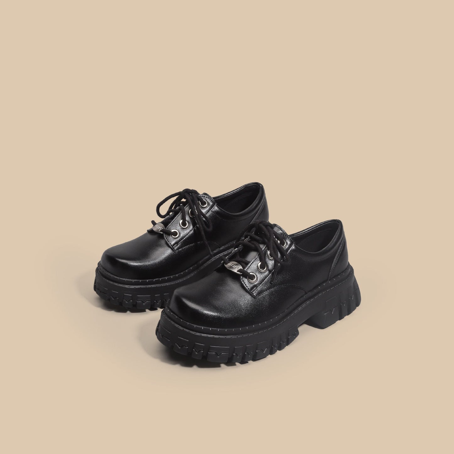 Ortho Welt Oxford Plateau-Schnürschuhe - Orthopedic Komfort