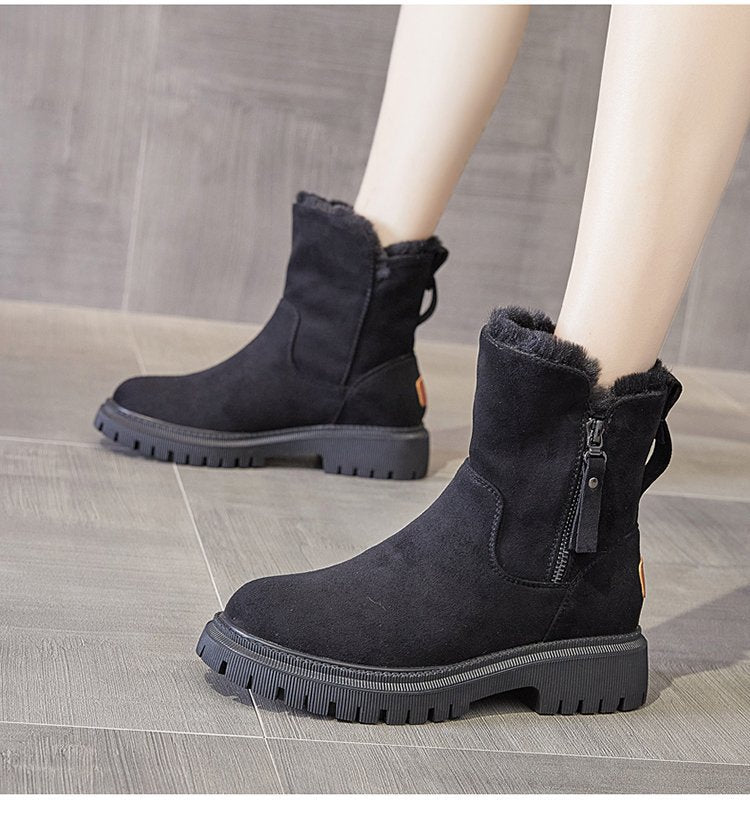 Ortho Welt Winter Boots - Orthopedic Suede with Fur Lining