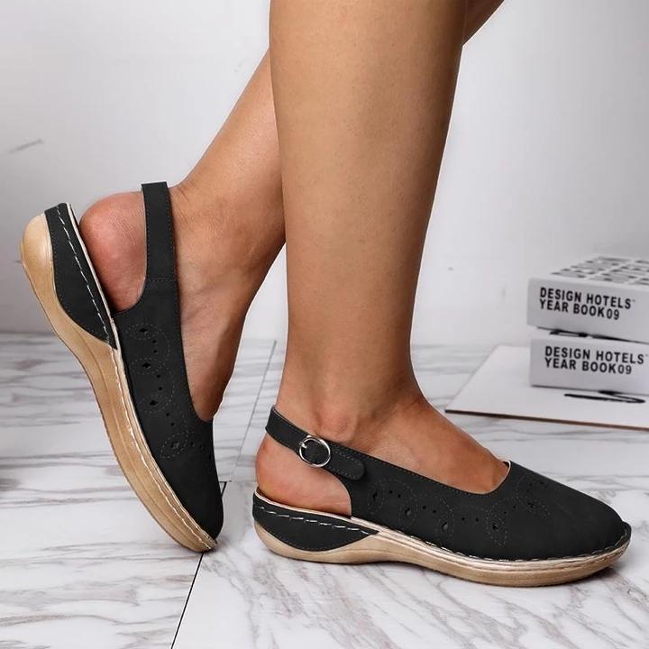 Arya | Orthopädische Slingback-Loafer mit atmungsaktivem Cutout-Design