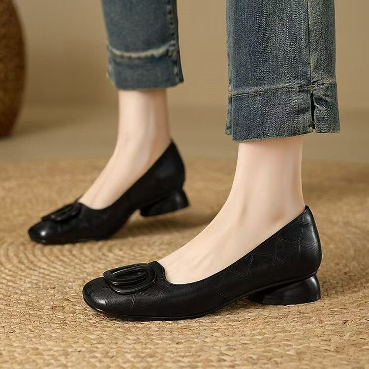 Ortho Welt Vintage Low Round Toe Shoes - French Elegance