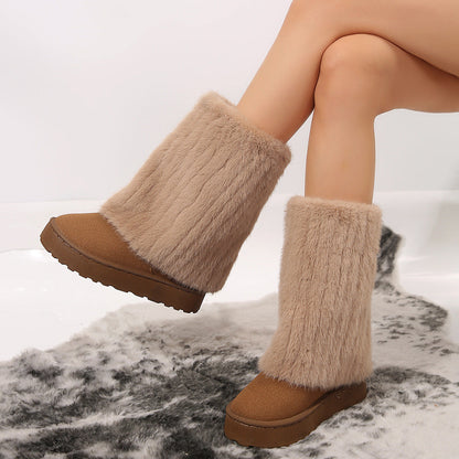 Ortho Welt Ariana Winter Boots - Plush Orthopedic Fur