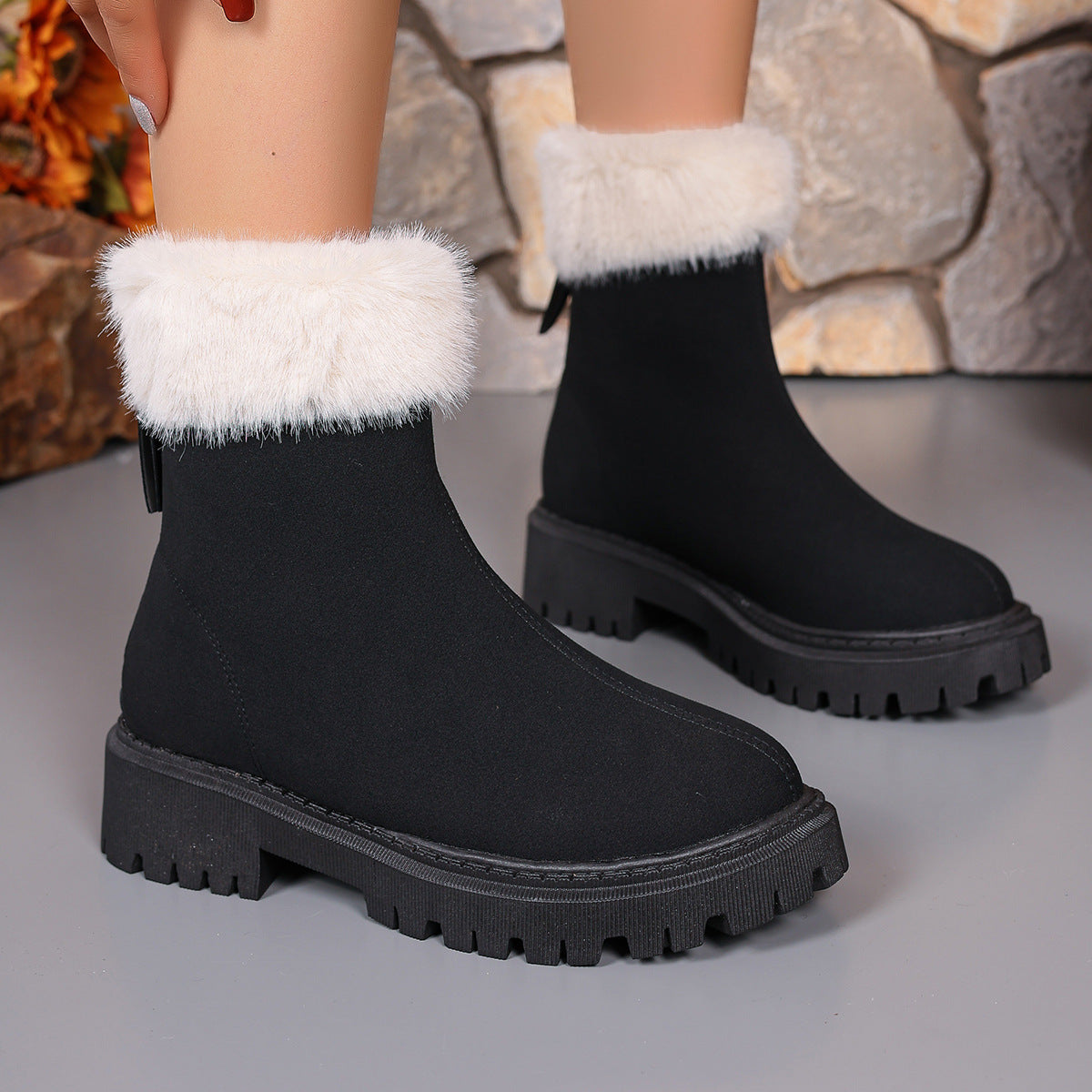 Ortho Welt Orthopedic Winter Boots - Faux Fur Lining