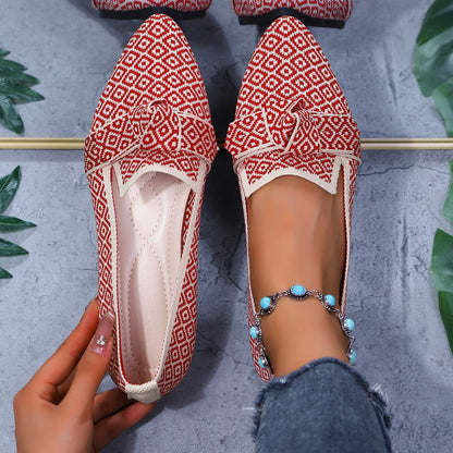 Ortho Welt Comfortable Non-Slip Knotted Loafers