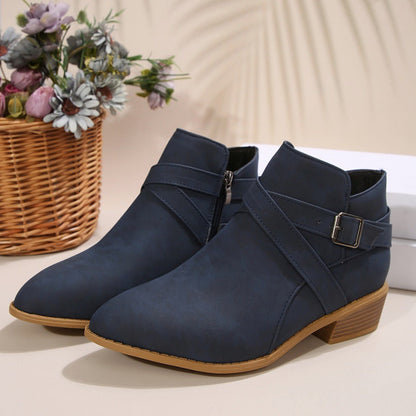 Ortho Welt Ankle Boots – Orthopedic Block Heel Comfort
