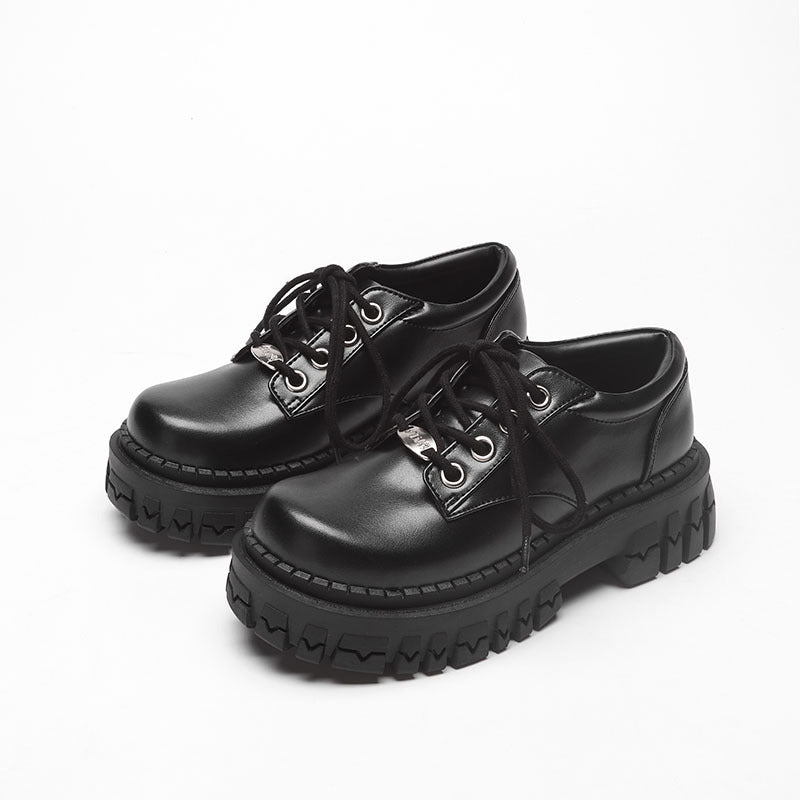 Ortho Welt Oxford Plateau-Schnürschuhe - Orthopedic Komfort
