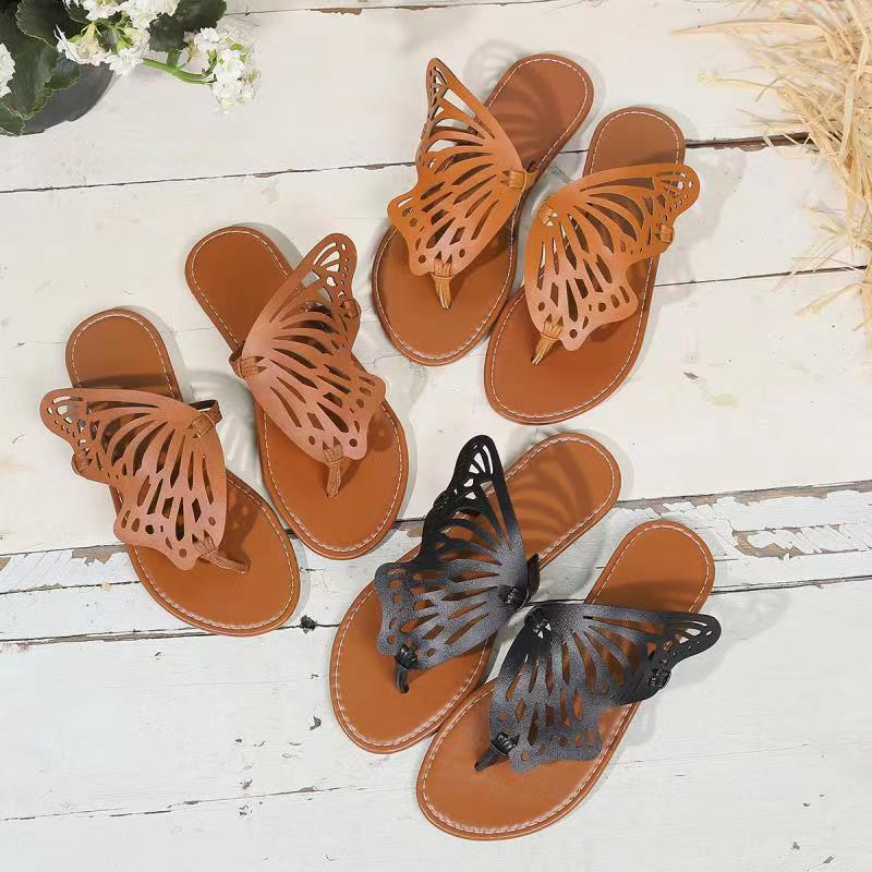 Ortho Welt Vintage Summer Sandals With Butterfly Wings - Unique And Lightweight
