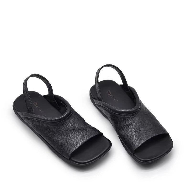 Ortho Welt Soft Leather Roman Sandals For A Unique Style