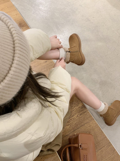 Ortho Welt Lena Boots - Orthopedic Suede Fur Lined