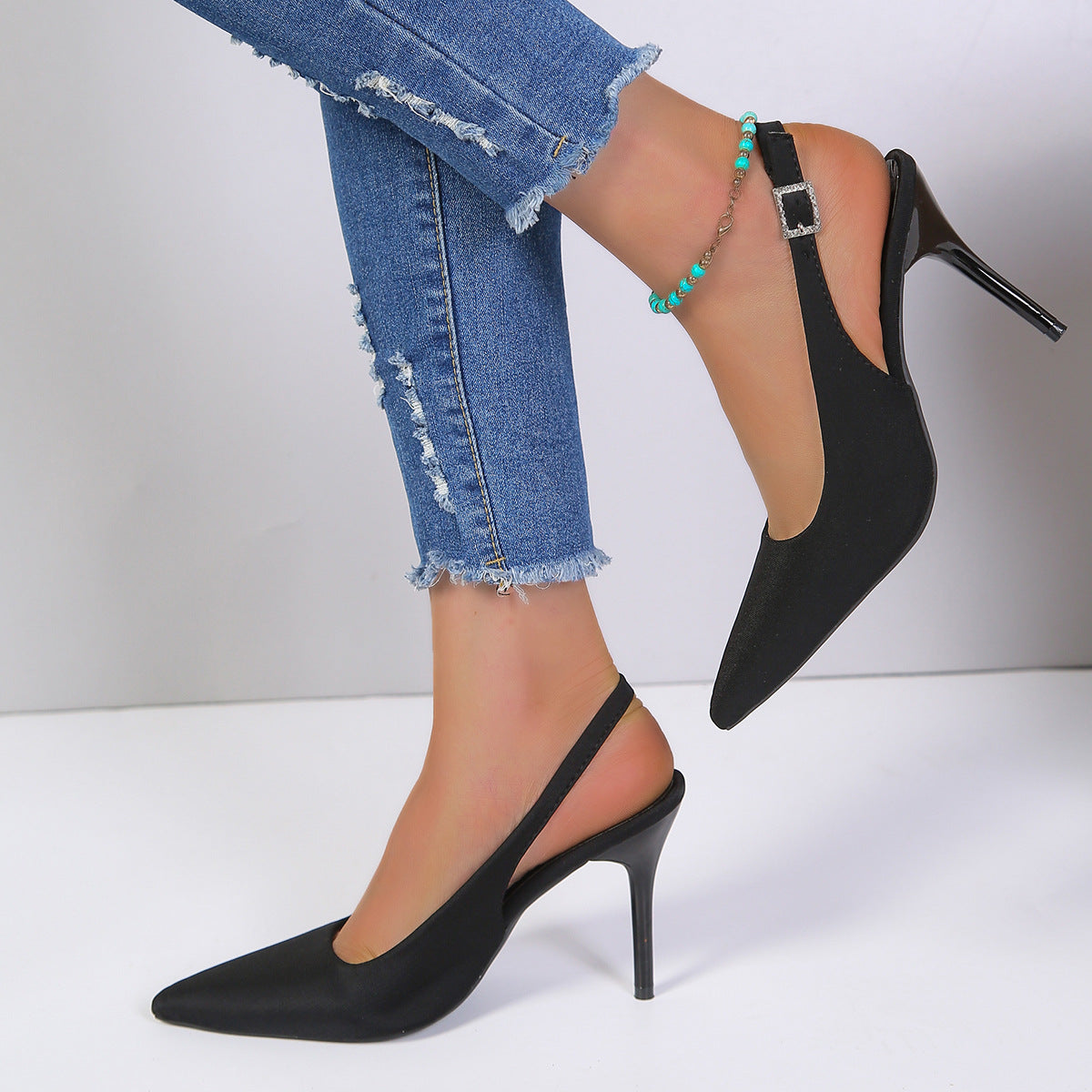 Ortho Welt Slingback Stiletto Pumps - Orthopedic Design