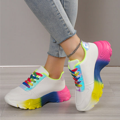 Ortho Welt Rainbow Sports Sneakers - Unique Style And Comfort
