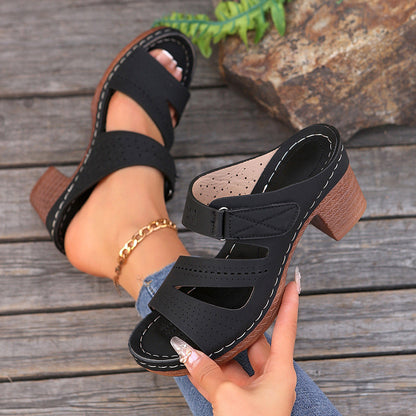 Ortho Welt Unique Square-Heeled Sandals For A Stylish Summer