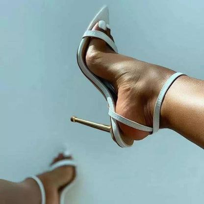 Ortho Welt Stiletto Sandals - Unique Summer Elegance
