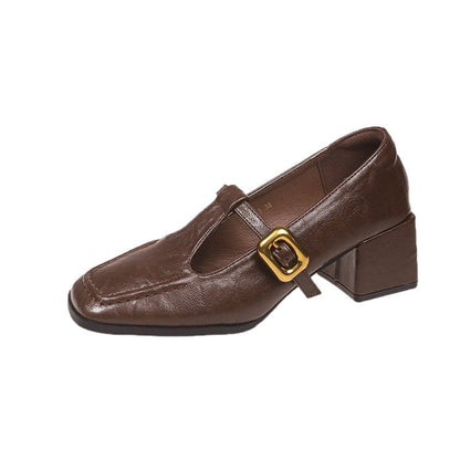 Ortho Welt Mary Jane Schuhe - Orthopedic Blockabsatz