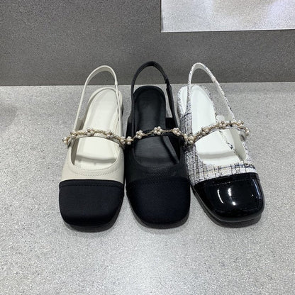 Ortho Welt Orthopedic Flats - Square Toe Elastic Band